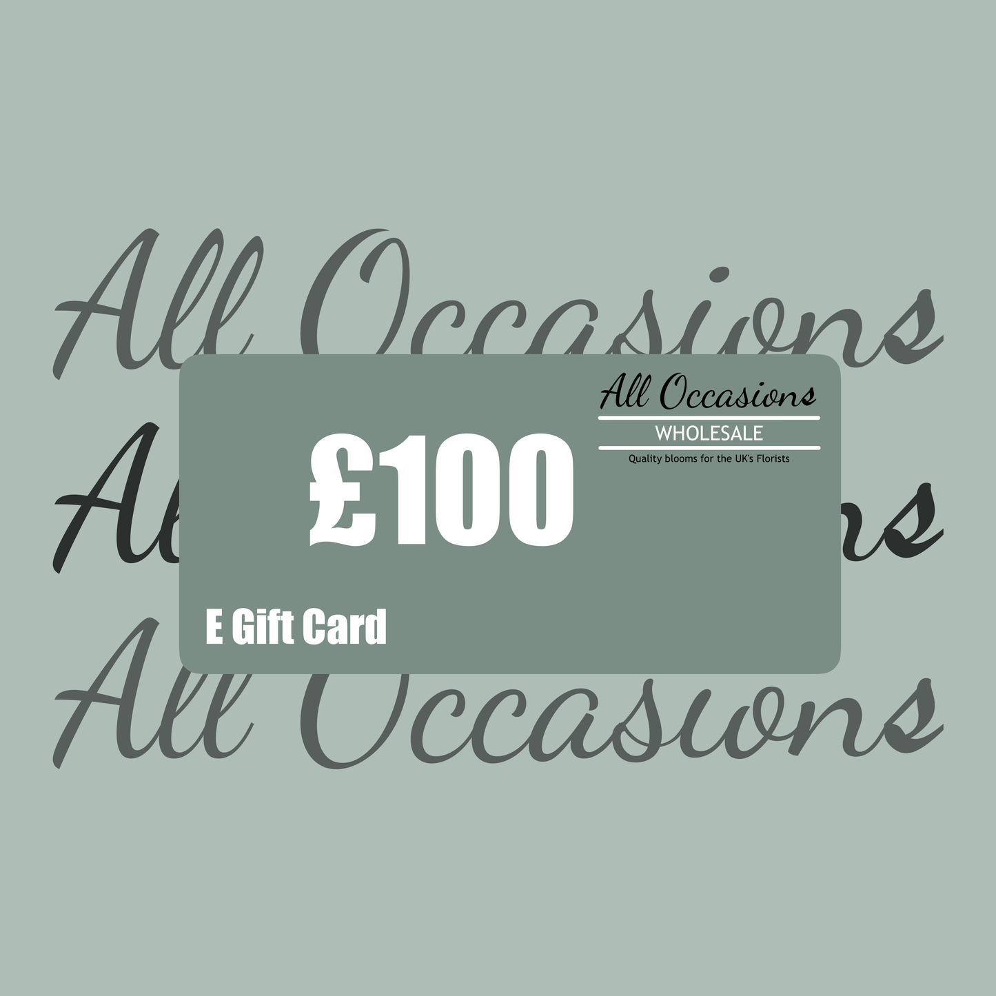 All Occasions Wholesale E-Gift Card