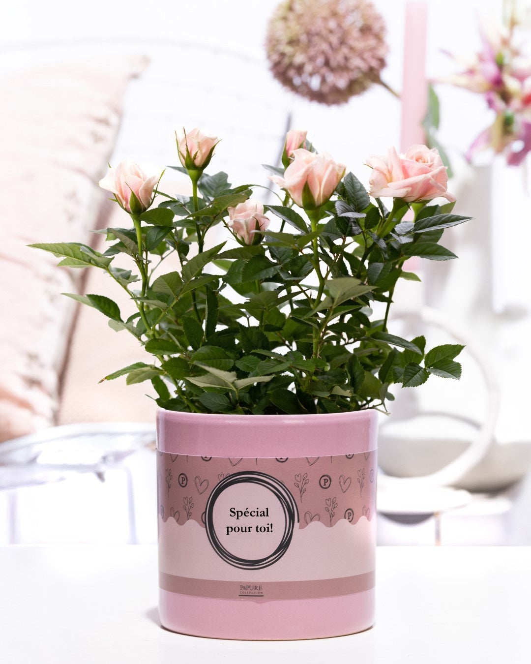 Rose Bm Licht Roze Keramiek Special Pour Toi
