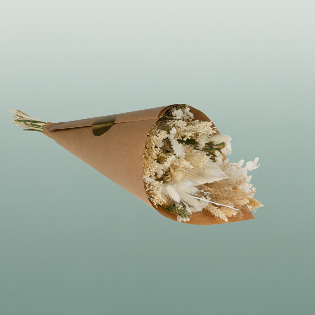 Dried Bouquet Field White
