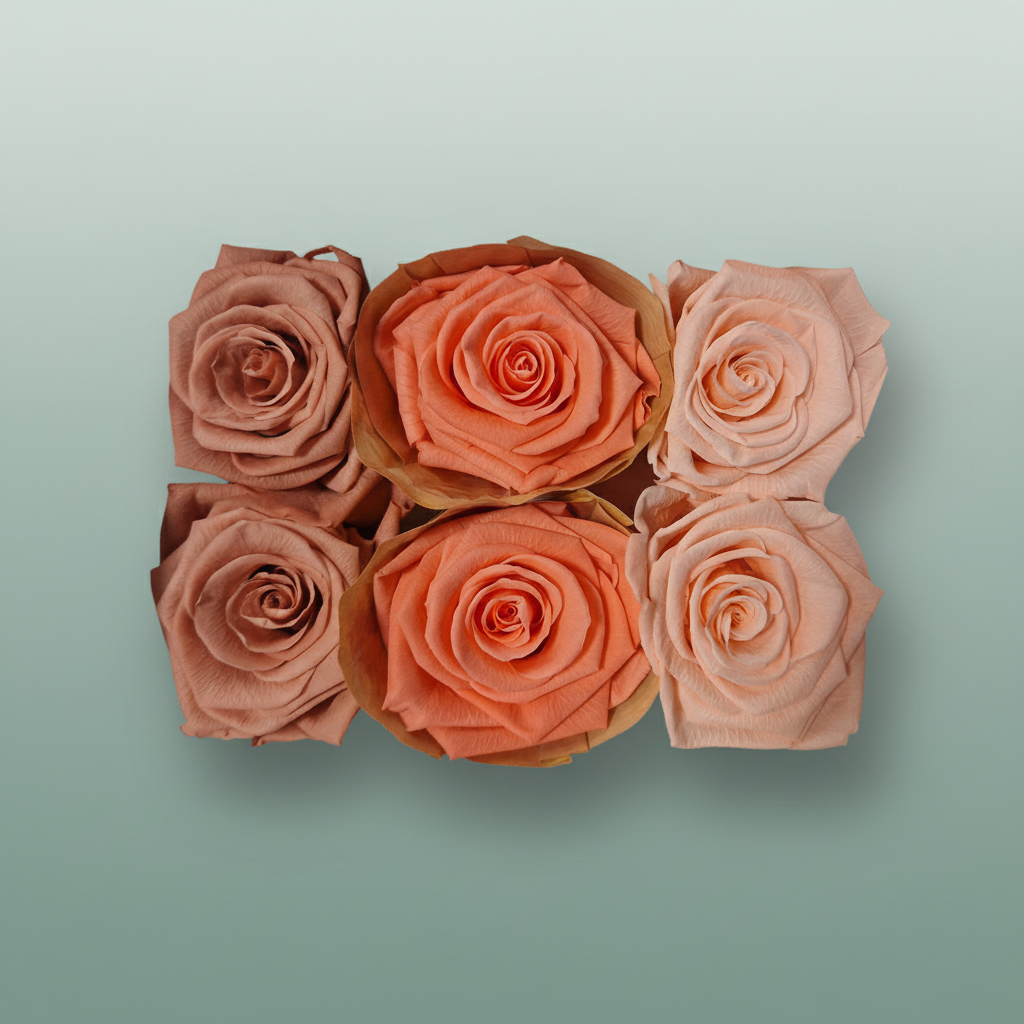Rose Preserved Classic Mix Pink