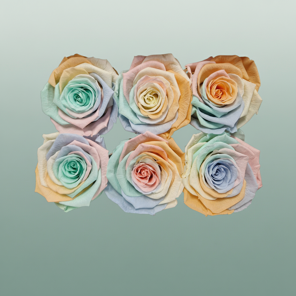 Rose Preserved Classic Rainbow Pastel