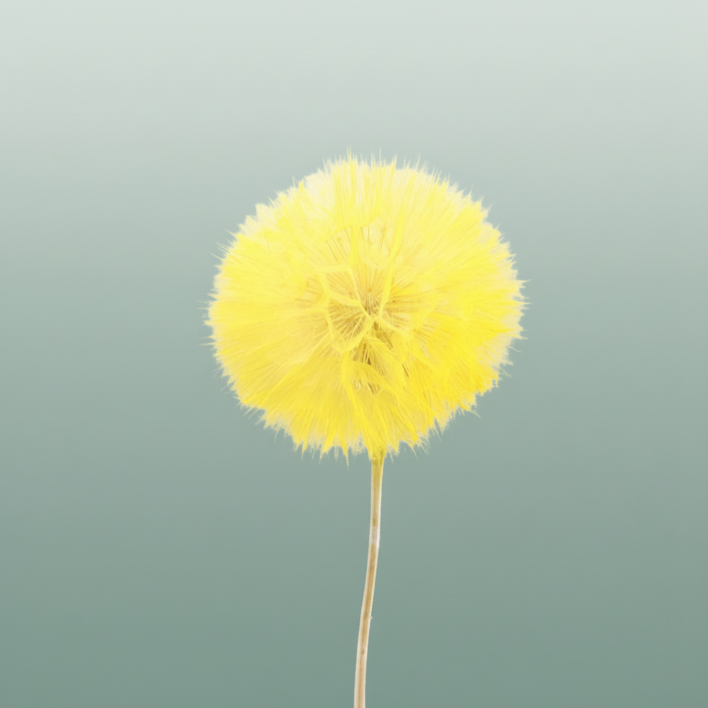 Pres Puste Flower Yellow