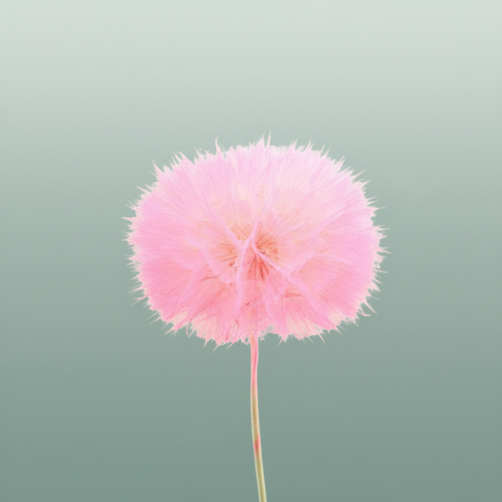 Pres Puste Flower Pink