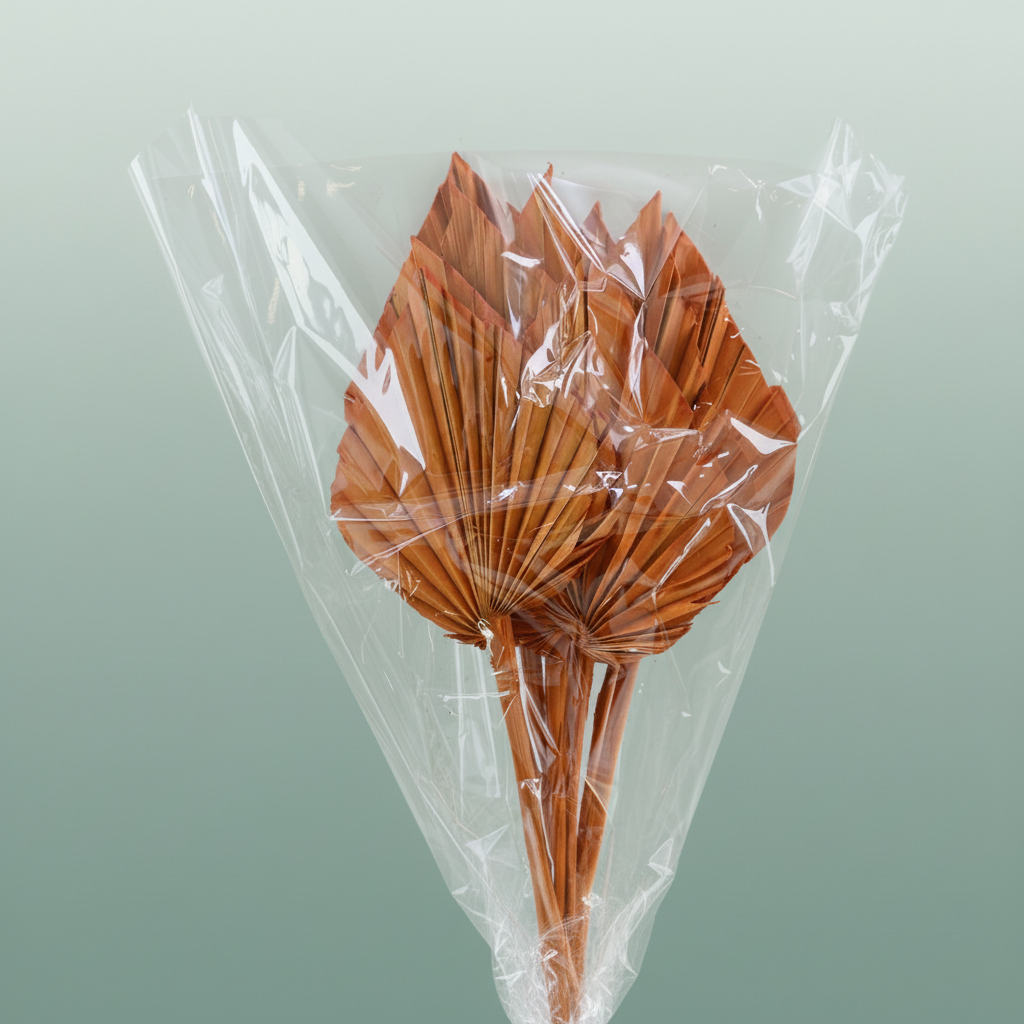 Dried Palm Spear Orange