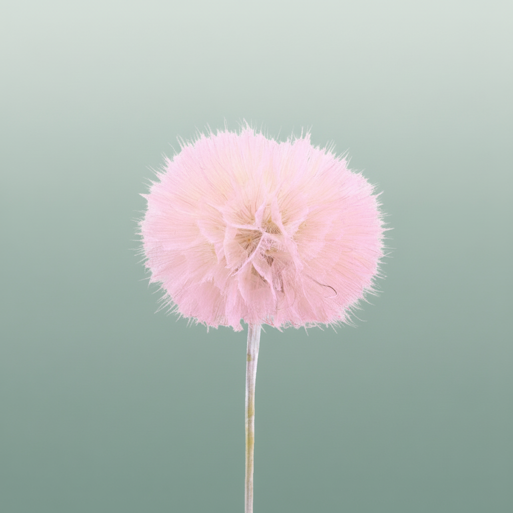 Pres Puste Flower Baby Satin Pink