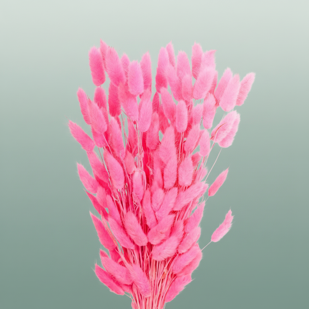 Dried Lagurus Bl Dark Pink