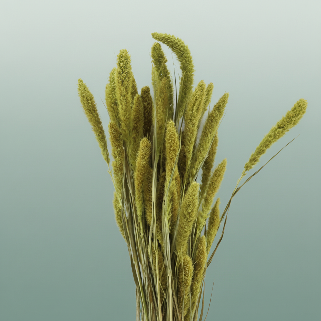 Dried Setaria Apple Green