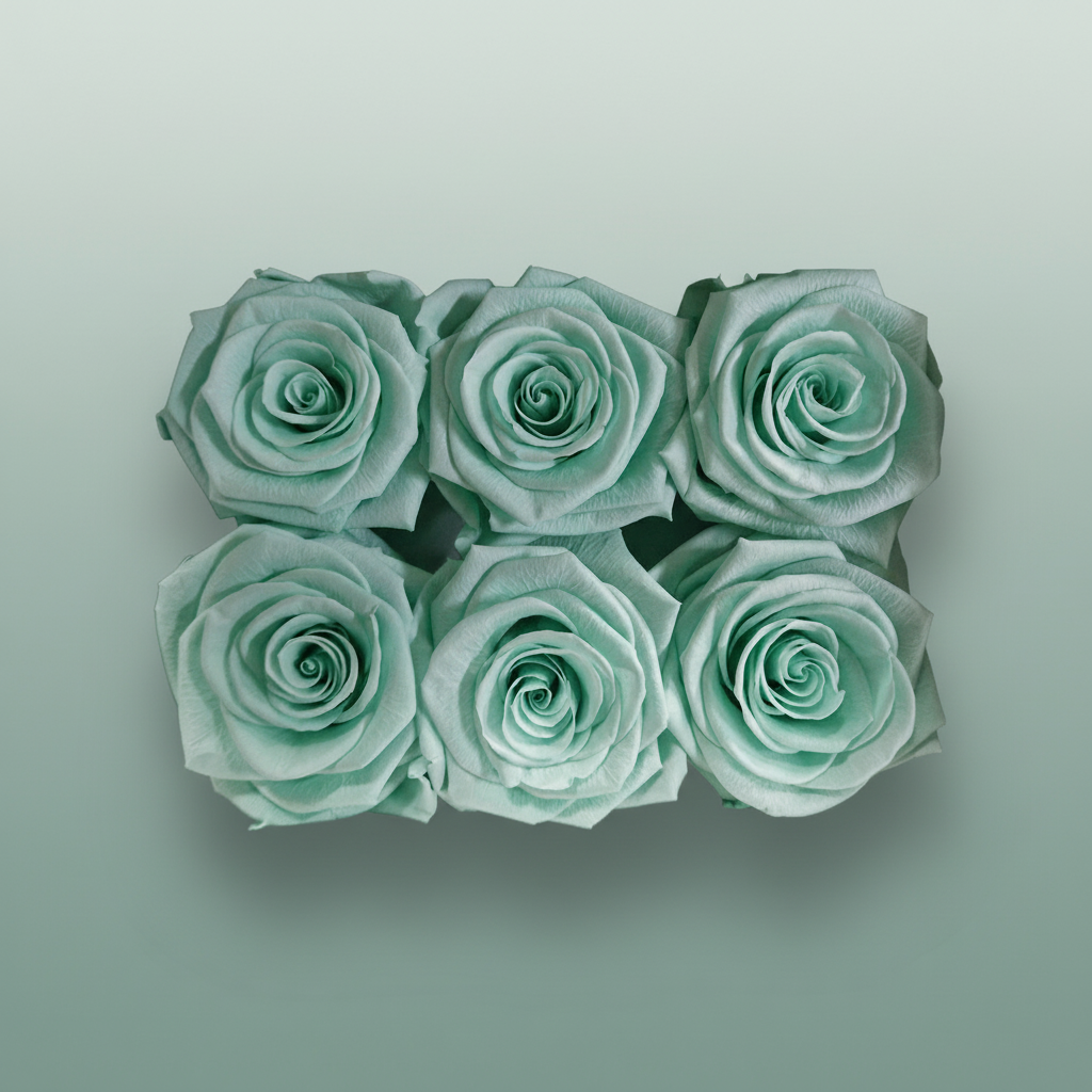 Rose Preserved Classic Green Mint