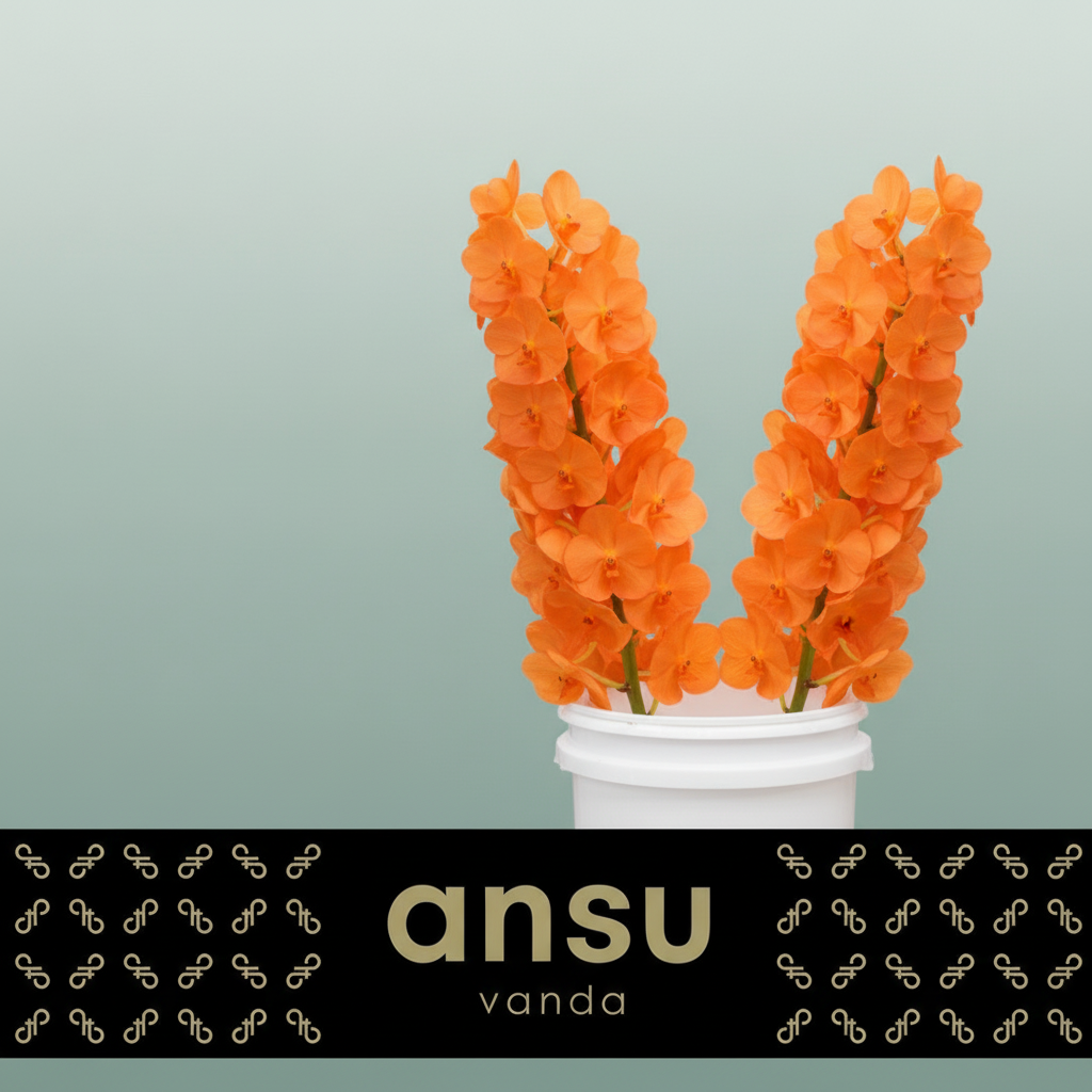 Orchid Vanda Na Prin Orange