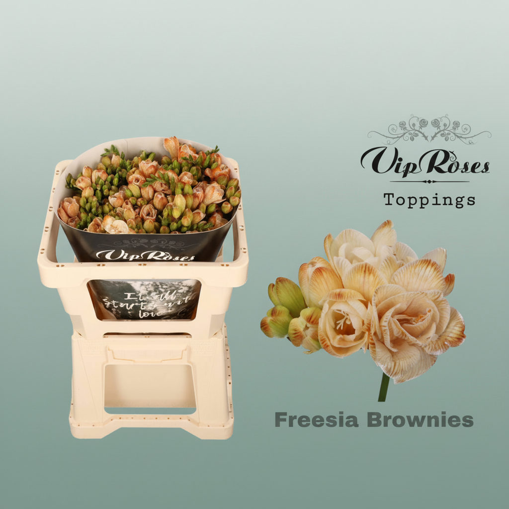 Freesia Dyed Brownies