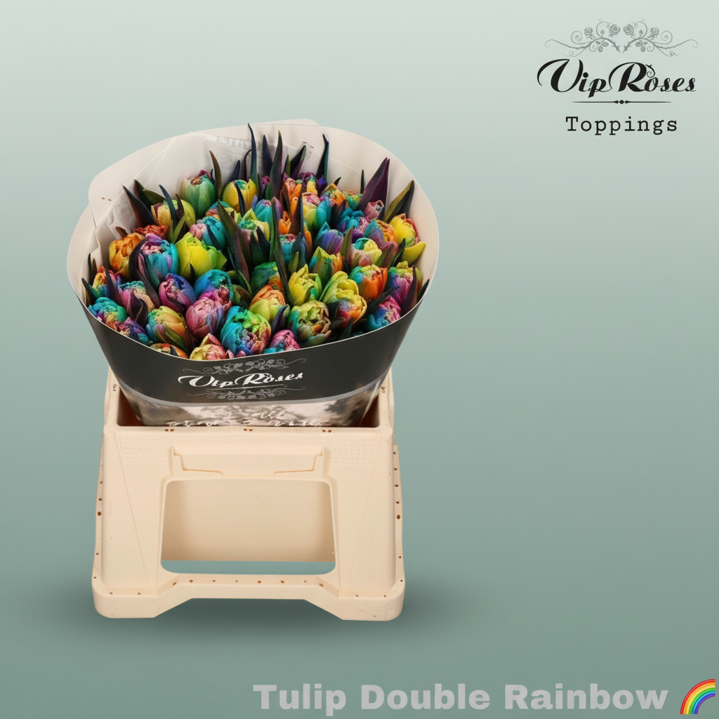 Tulip Dyed Double Rainbow