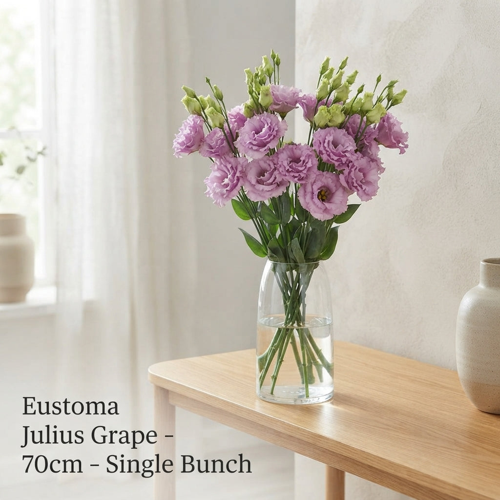 Purple Lisianthus ‘Julius Grape’ – 70cm Stems