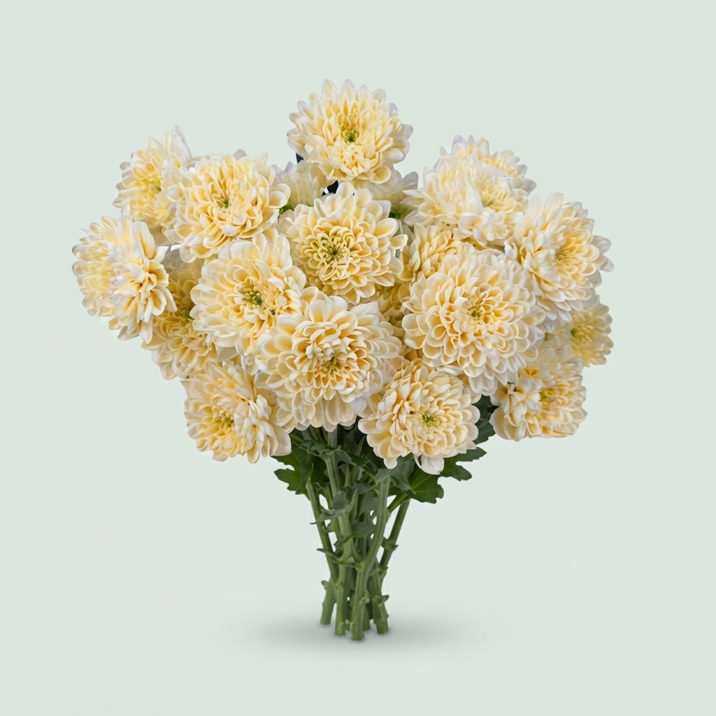 Chrysanthemum Spray Altaj Dyed Yellow Blush
