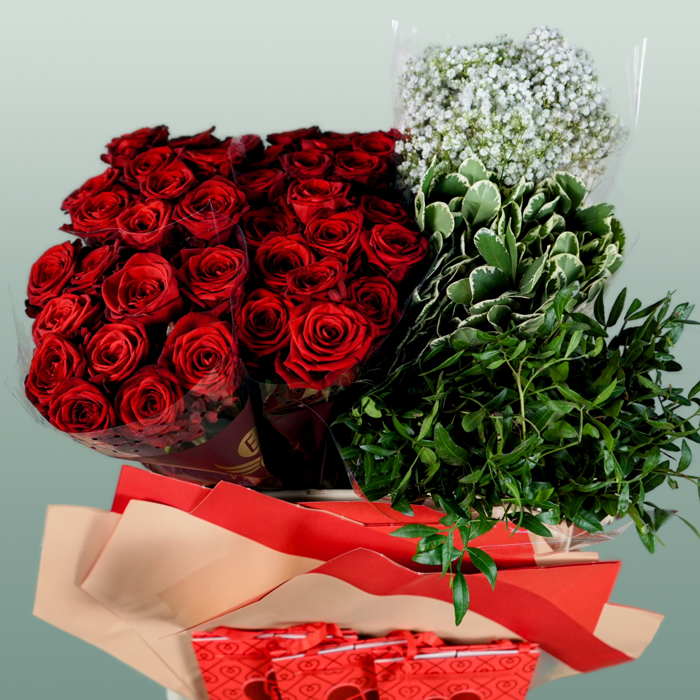 D.I.Y Dozen Red Roses