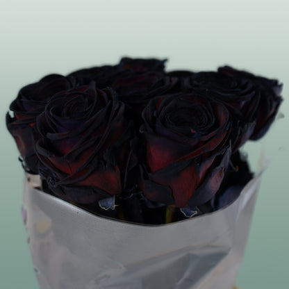 Rose Dyed Black (20 Stems)