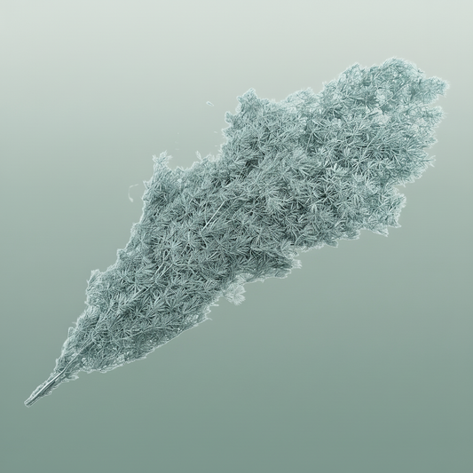 Dried Bleached Asparagus Retrofractus Silver