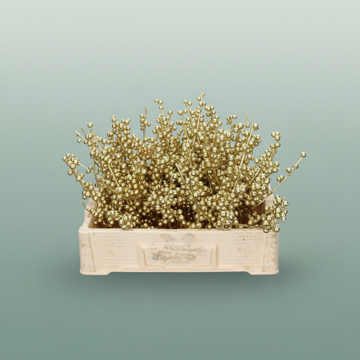 Ilex Berry Dyed Metallic Erica