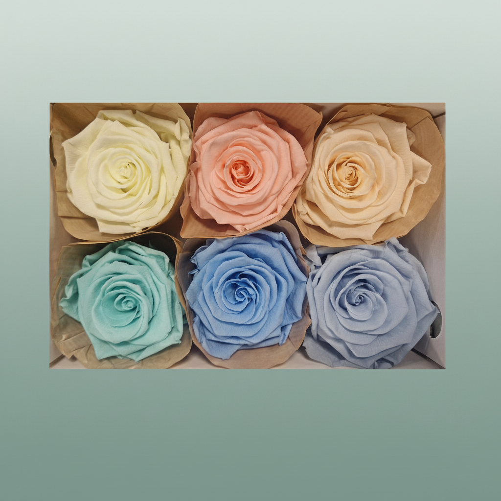 Rose Preserved Classic Mix Pastel
