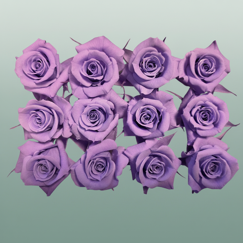 Rose Preserved Mini Purple Light
