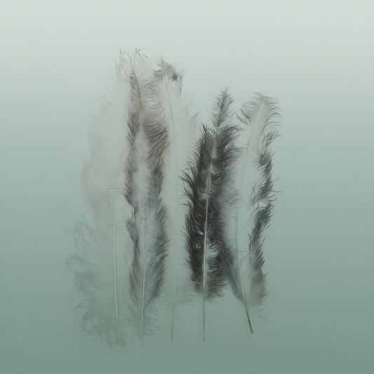 Feather Ostrich White