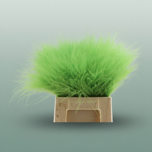 Dried Stypha Apple Green