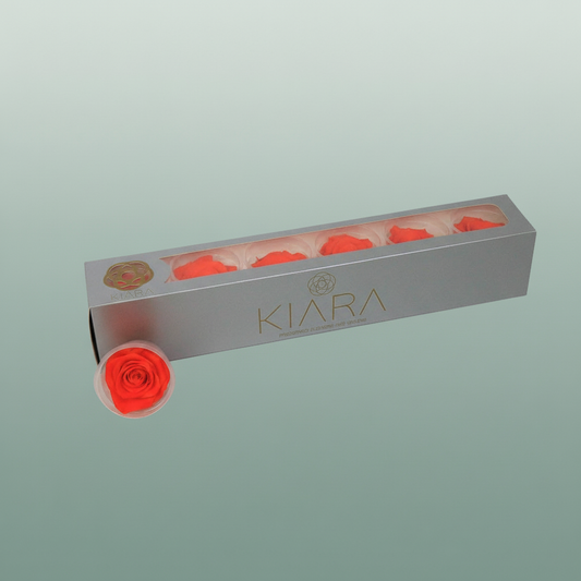 Rose Preserved Orange Flame