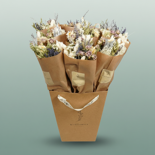 Dried Bouquet Romantic Artificial Red