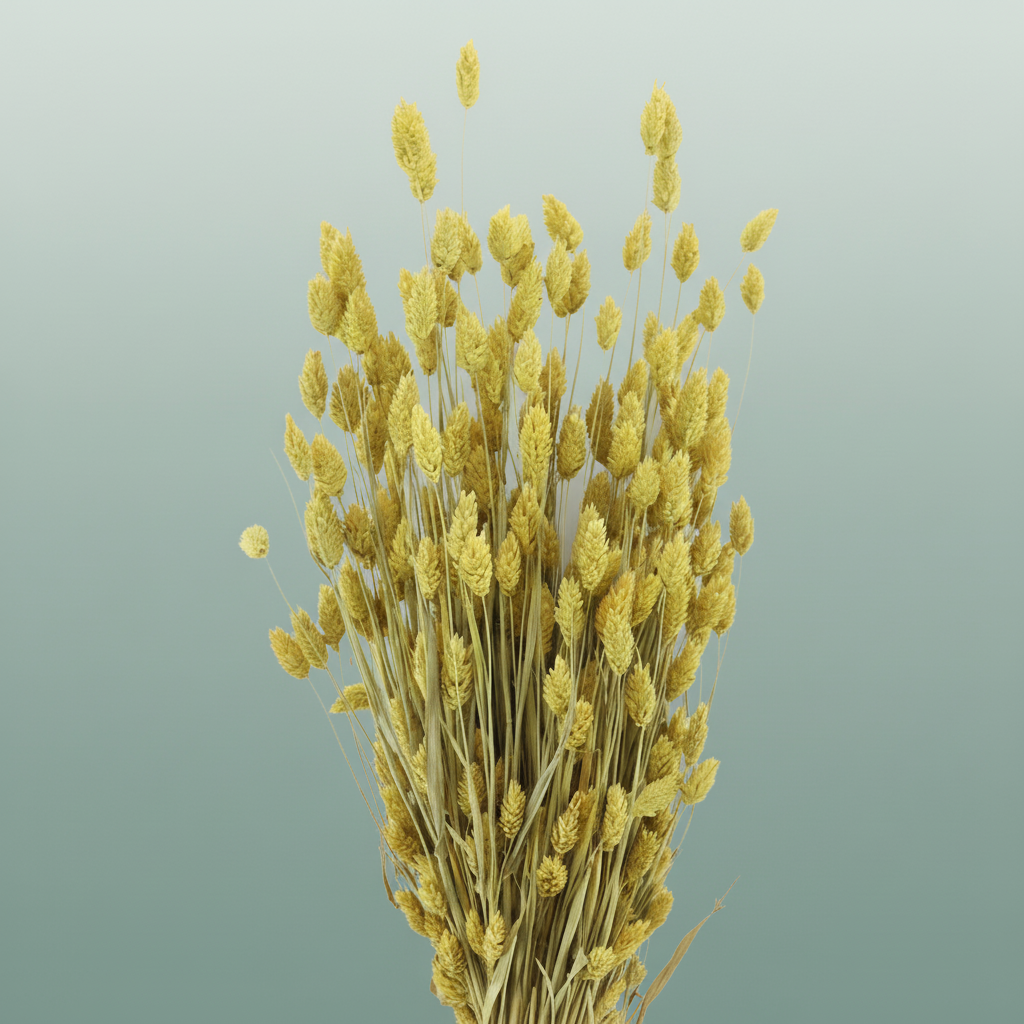 Dried Phalaris Frosted Yellow