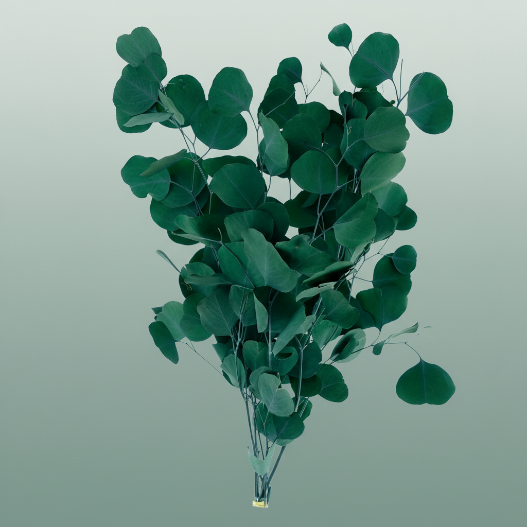 Dried Bleached Eucalyptusopulus Green