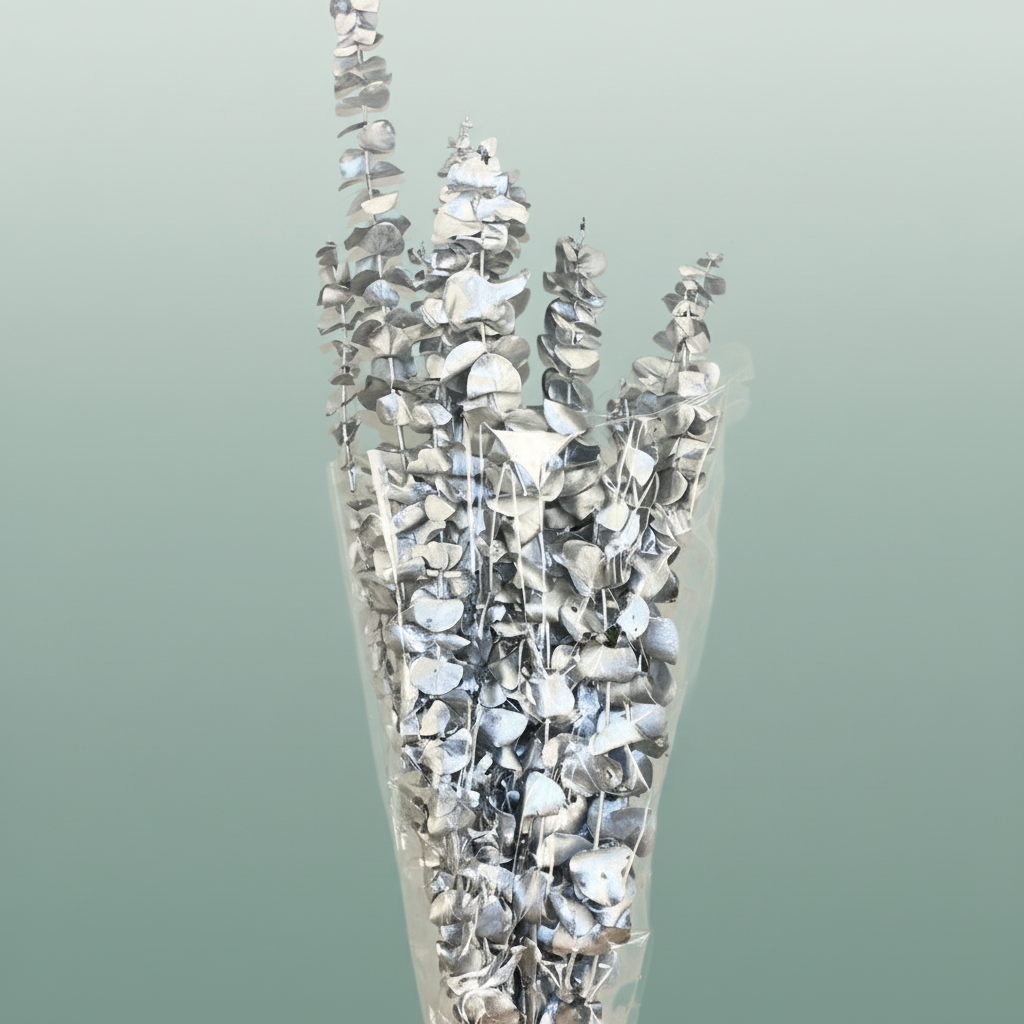 Pres Eucalyptus Baby Blue Silver