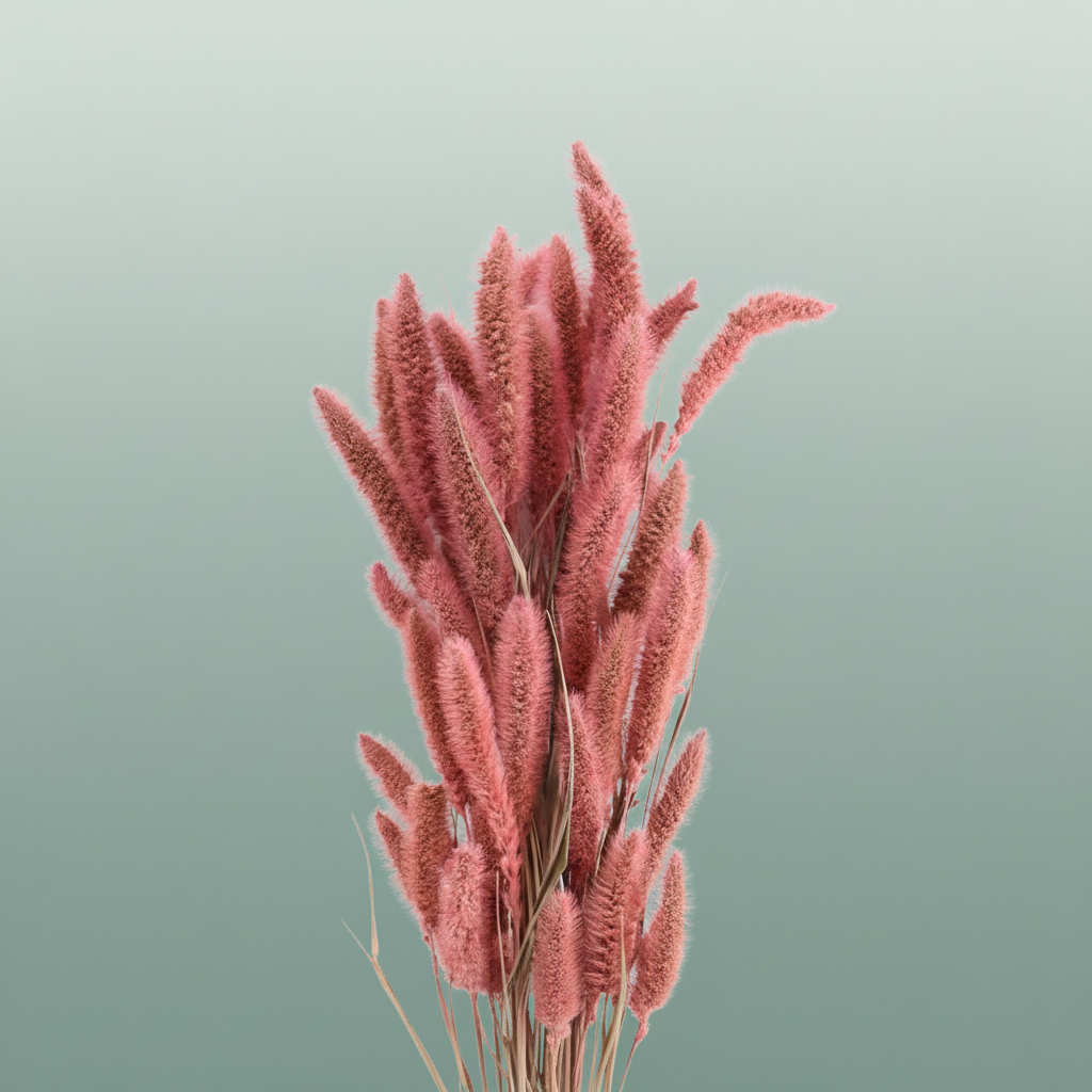 Dried Setaria Frosted L Pink