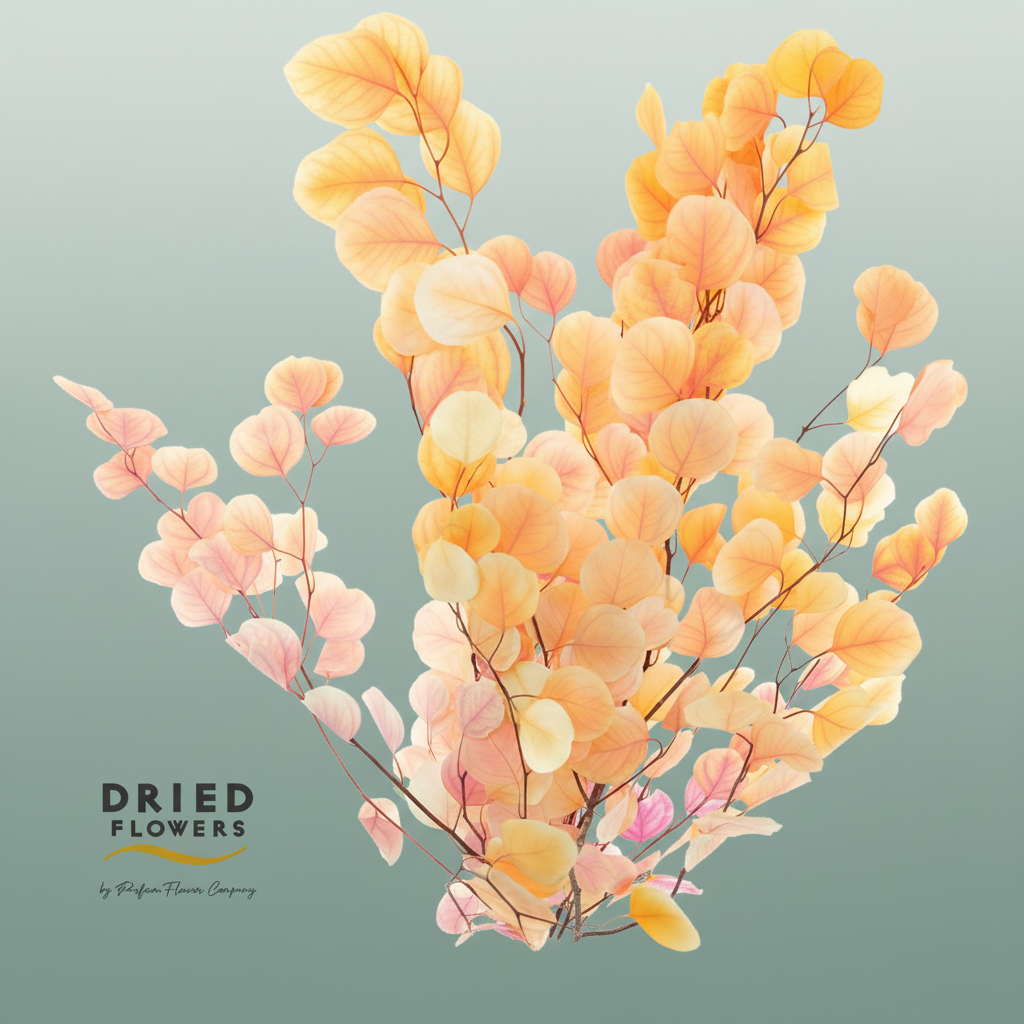 Dried Bleached Eucalyptusopulus Cherry Blossming