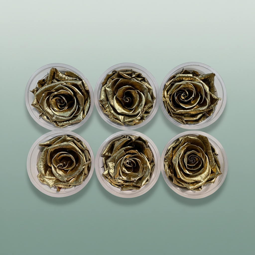 Rose Preserved Metallic Gold