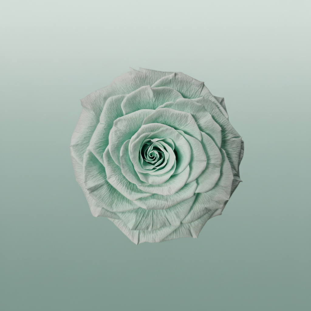 Rose Preserved Xl Green Mint