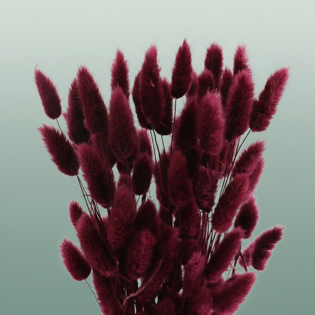 Dried Lagurus Bordeaux