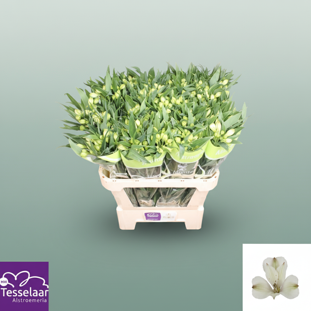Alstroemeria White Wholesalers Choice