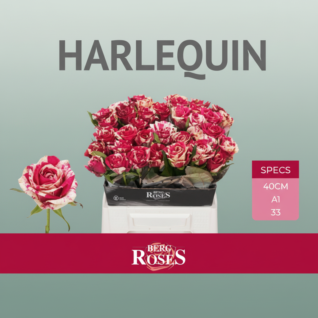 Rose - Rosa - Harlequin