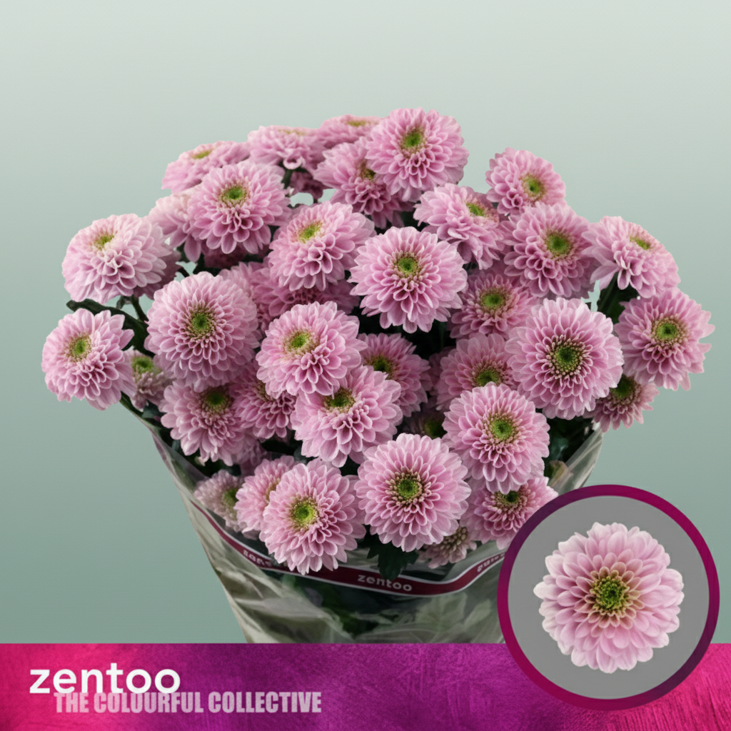 Chrysanthemum Spray Letsgo Pink