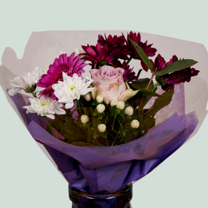 5 Stem Purple Bouquet (10 Bunches)