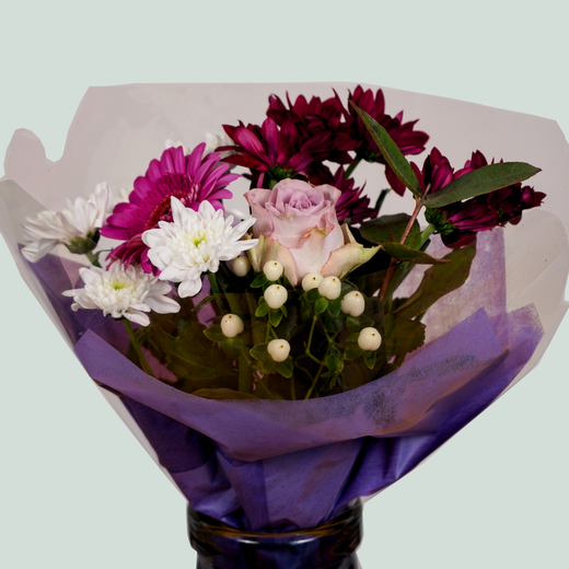 5 Stem Purple Bouquet (10 Bunches)