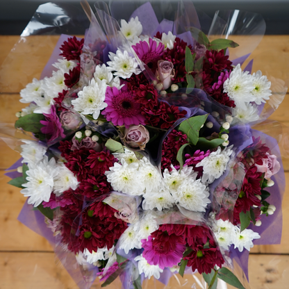 5 Stem Purple Bouquet (10 Bunches)