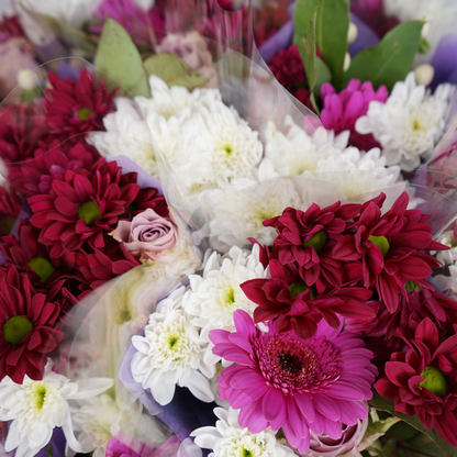 5 Stem Purple Bouquet (10 Bunches)