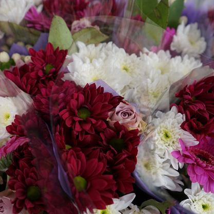 5 Stem Purple Bouquet (10 Bunches)