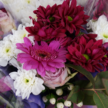 5 Stem Purple Bouquet (10 Bunches)