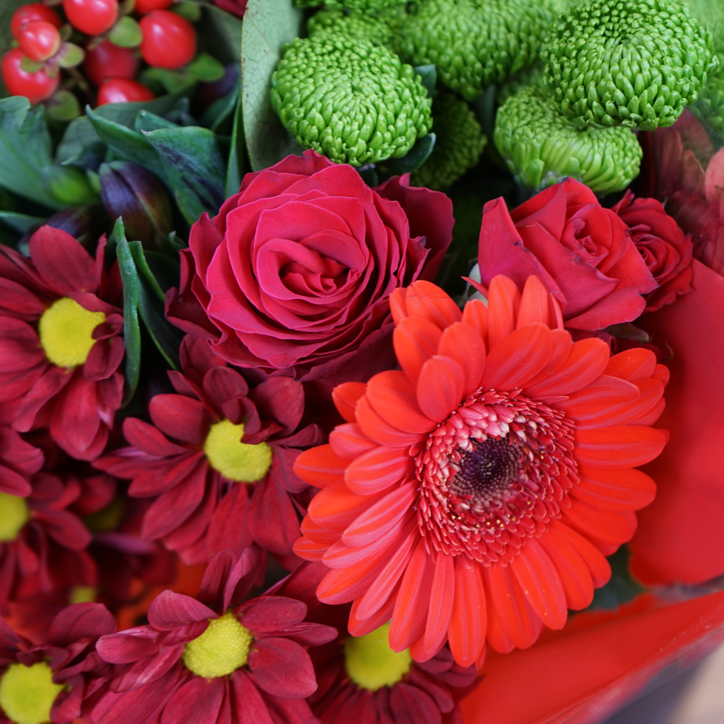 10 Stem Red Bouquet (10 Bunches)