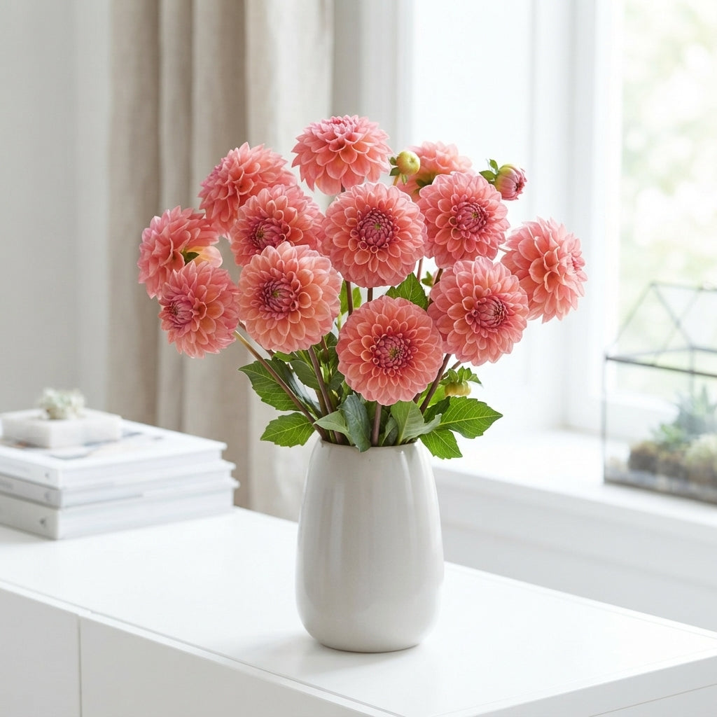 Pink Dahlia ‘Linda’s Baby’ – 60cm Stems