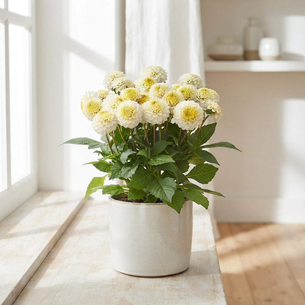 White Dahlia ‘Caro’ – 60cm Stems