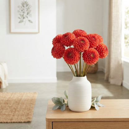 Orange Fox Dahlia Cut Flowers – 60cm Stems