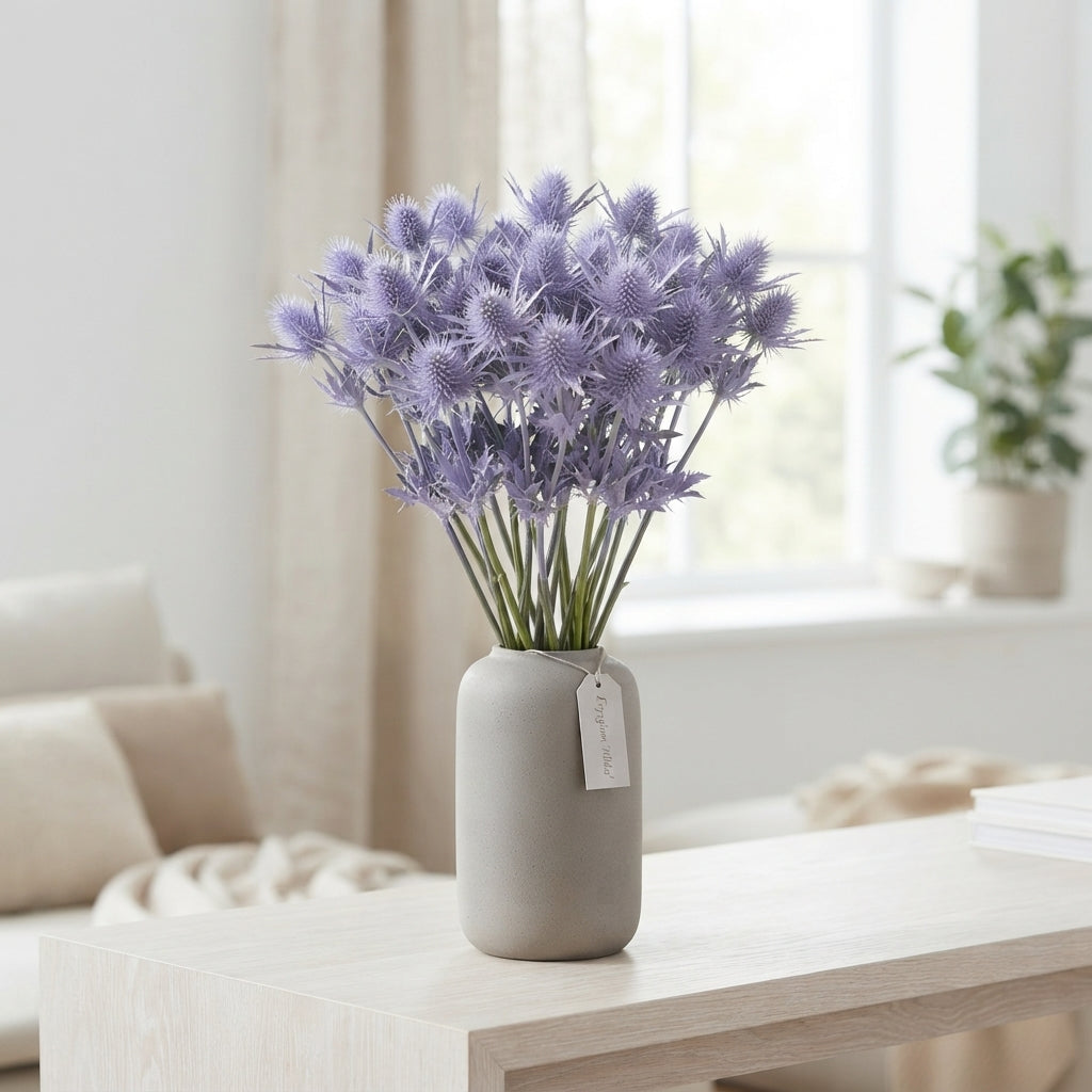 Blue Eryngium ‘Supernova’ Cut Stems – 60cm