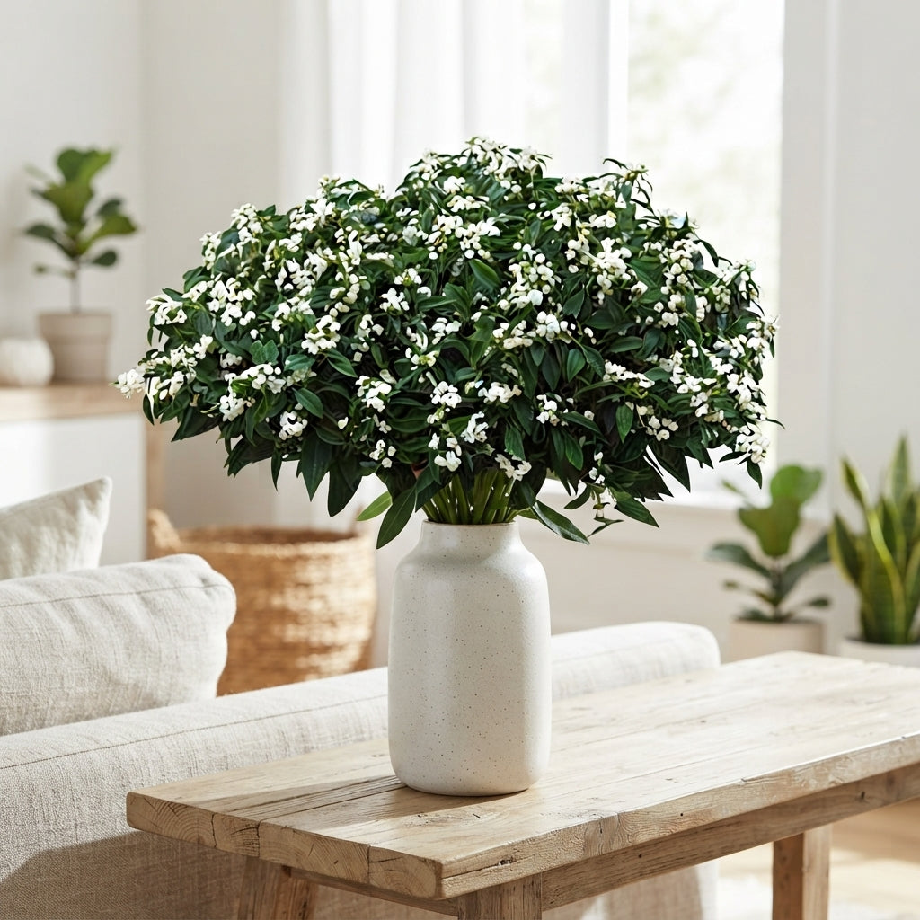 White Euphorbia Quicksilver Cut Stems – 80cm